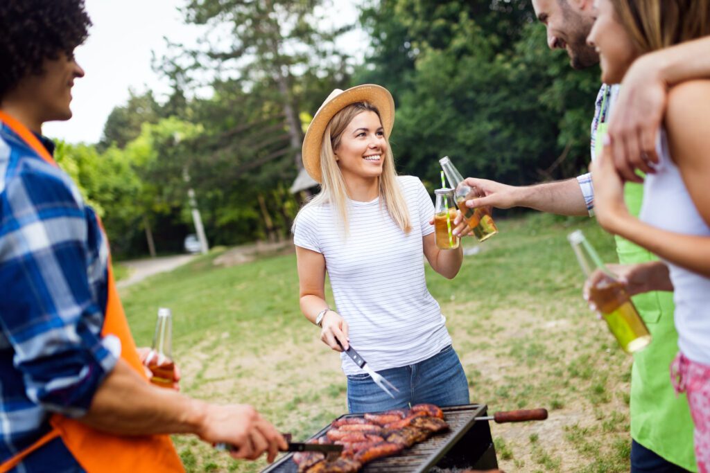 barbacoas con amigos y familia